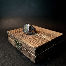 Cargar imagen en el visor de la galería, Anillo Valknut de Acero Inoxidable