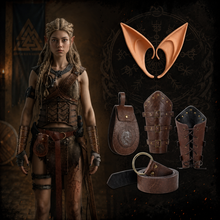 Cargar imagen en el visor de la galería, Set del Guardián Élfico | Accesorios LARP – Reino Vikingo GT