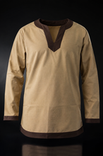 Cargar imagen en el visor de la galería, Túnica del Viajero – Camisa Medieval para Hombre