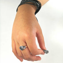 Cargar imagen en el visor de la galería, Anillo De Triqueta de Plata Esterlina 925 - Reino Vikingo GT - anillos, celta, Plata 925, Premium, Shield Maiden, Top - Anillos