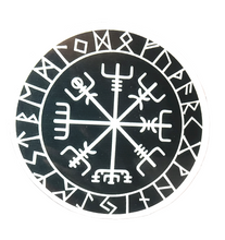 Cargar imagen en el visor de la galería, Calcomania Para Carro Del Vegvisir - Reino Vikingo GT - sticker -
