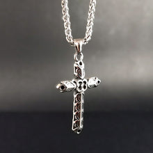 Cargar imagen en el visor de la galería, Cruz de Athelstan de Acero Inoxidable - Reino Vikingo GT - acero inoxidable, colgante, Guerrero - Colgante