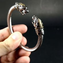 Cargar imagen en el visor de la galería, Brazalete de Bygul y Trjegul - Reino Vikingo GT - acero inoxidable, brazalete, Guerrero, nuevo - Brazalete