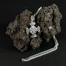 Cargar imagen en el visor de la galería, Nudo Escudo De Thor de Acero Inoxidable - Reino Vikingo GT - acero inoxidable, colgante, Premium - Colgante