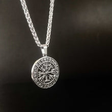 Cargar imagen en el visor de la galería, Vegvisir De Acero Inoxidable - Reino Vikingo GT - acero inoxidable, colgante, Premium - Colgante