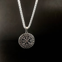 Cargar imagen en el visor de la galería, Vegvisir De Acero Inoxidable - Reino Vikingo GT - acero inoxidable, colgante, Premium - Colgante