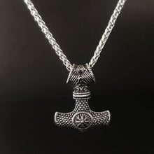 Cargar imagen en el visor de la galería, Mjolnir Berserker - Reino Vikingo GT - acero inoxidable, colgante, nuevo - Colgante