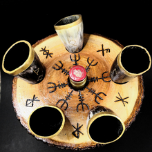 Cargar imagen en el visor de la galería, Juego de Shots "Dioses del Valhalla" - Reino Vikingo GT - Cuerno, edicion limitada, nuevo -